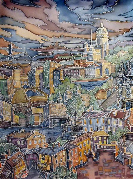 Мария Каминская холодный батик