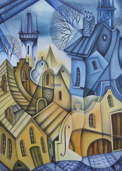 Модерн архитектура живопись ДПИ