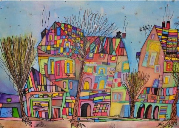 Декоративный пейзаж города