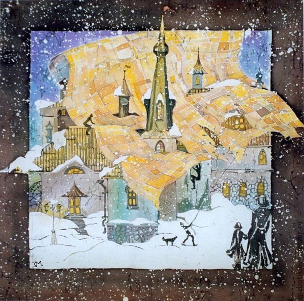 Горячий батик город