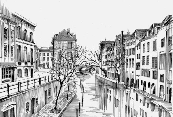 Город карандашом