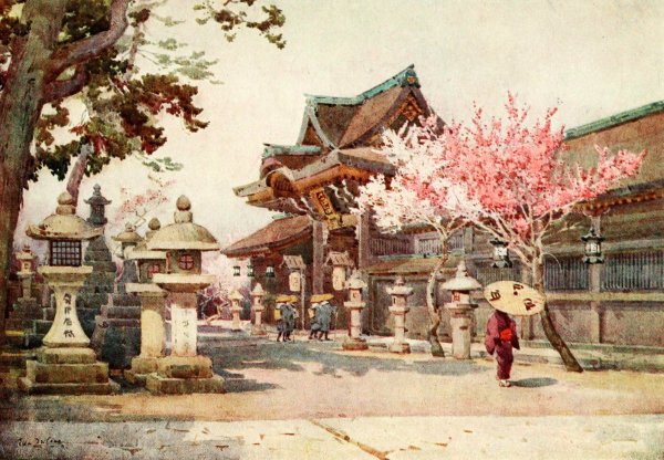 Городские пейзажи в стиле аниме