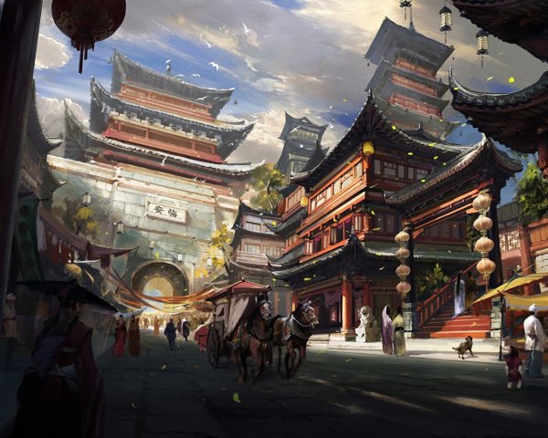 Китай концепт арт
