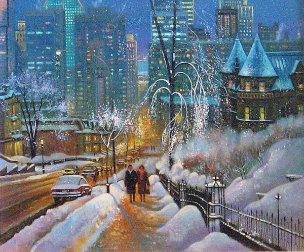 Андрис Лейманис городской пейзаж