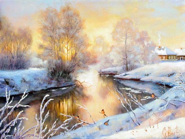 Пейзажи художника Василия Пешкуна