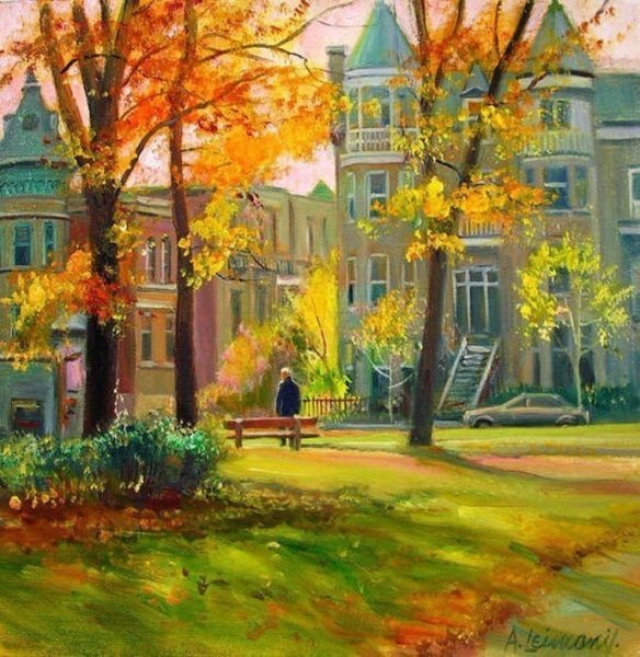 Андрис Лейманис городской пейзаж