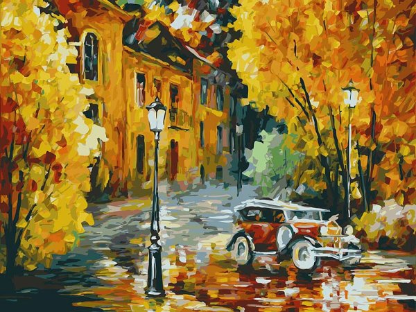 Леонид Афремов картины город