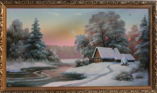 Томас Кинкейд зимний домик