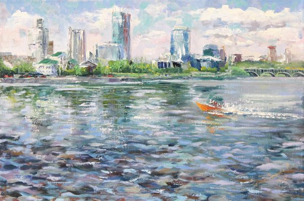 Художники река Исеть Екатеринбург