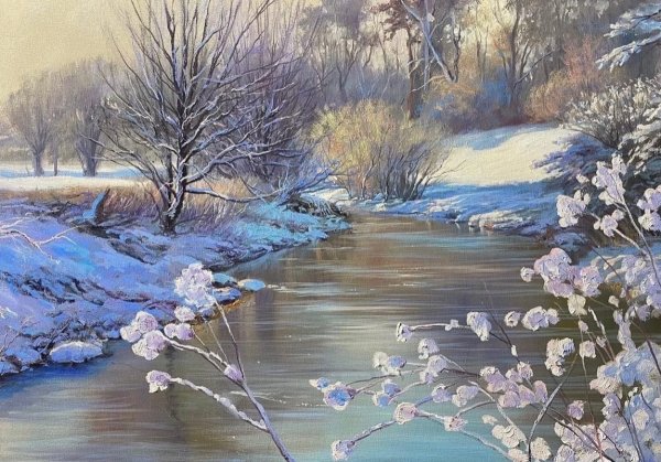 Живопись Игорь Сахаров зима