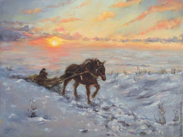 Тройка лошадей Самарская Елена Михайловна