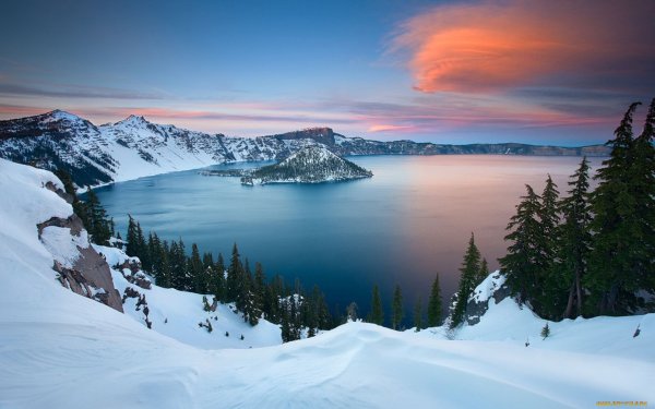 Озеро Крейтер + зима