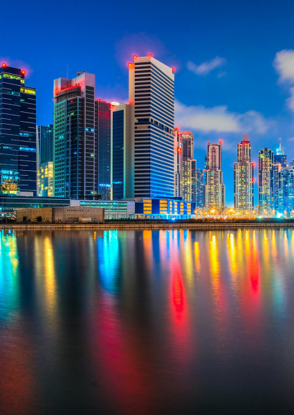 Дубай пейзаж