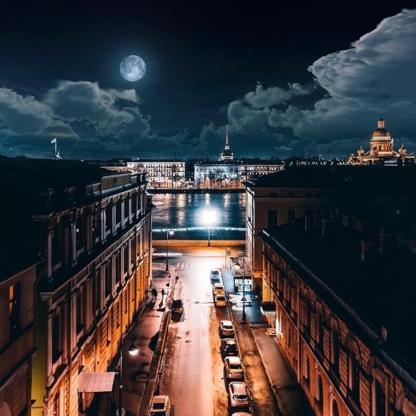 Стильные пожелания спокойной ночи