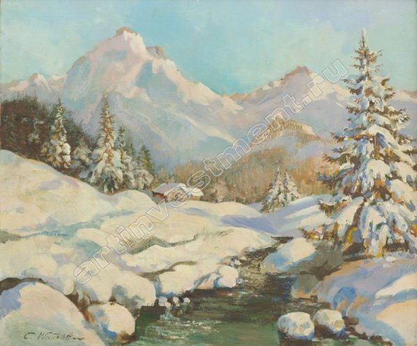 Вещилов Константин Александрович зимний пейзаж