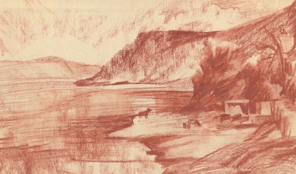 Графика сангина