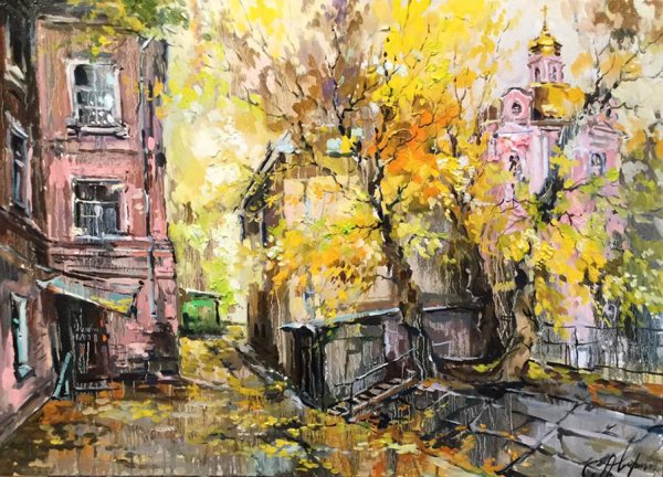 Анна Чарина осень живопись