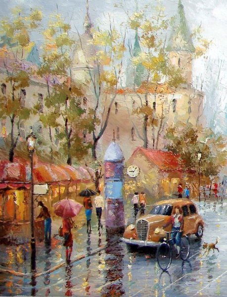 Художник Эжен Джей Папроски картины