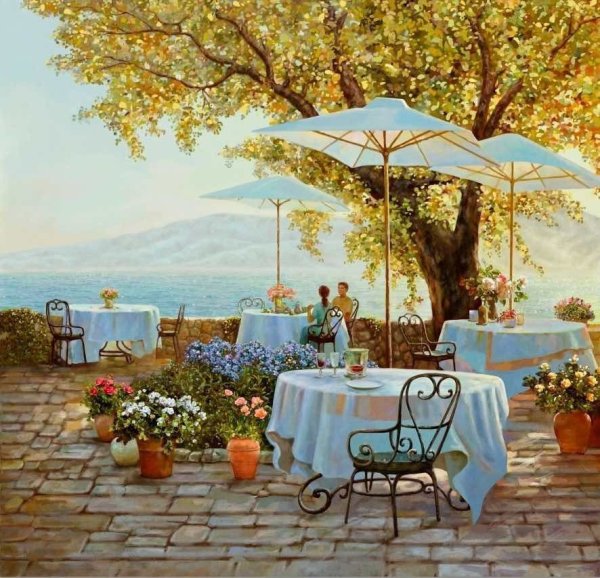 Юрий Обуховский картины Италия