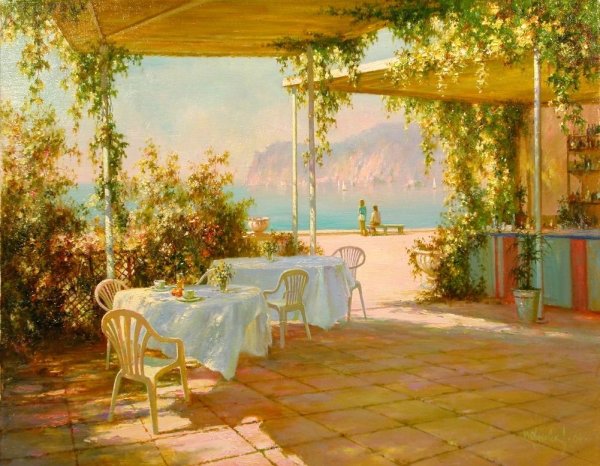 Художник Юрий Обуховский пейзажи Крыма