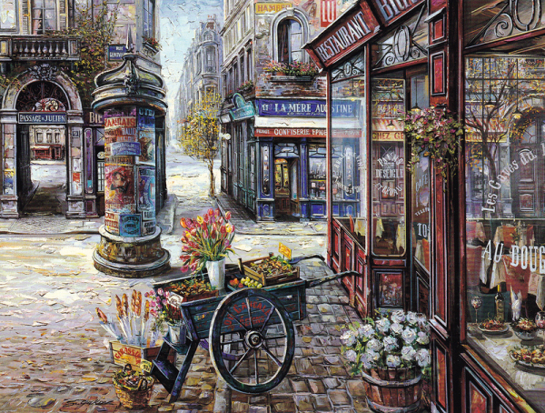 Картина "улица в Стамбуле» (Львовская галерея искусств)