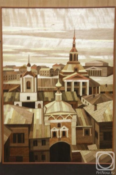 Пейзажи с архитектурой из Маркетри