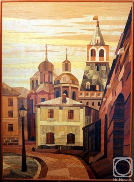 Пейзажи с архитектурой из Маркетри