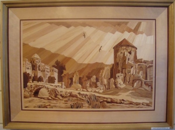 Маркетри Алжирский пейзаж