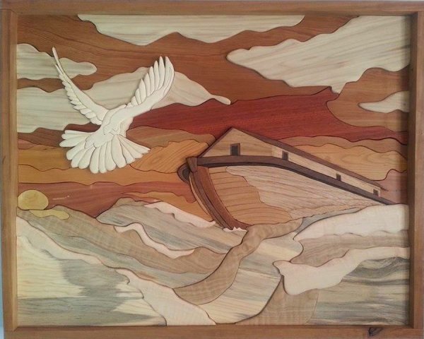 Маркетри Алжирский пейзаж