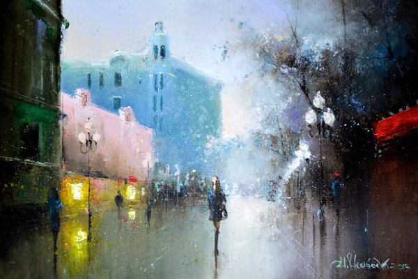 Городской пейзаж Сахарова Игоря