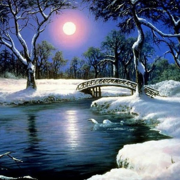 Чудесной зимней ночи