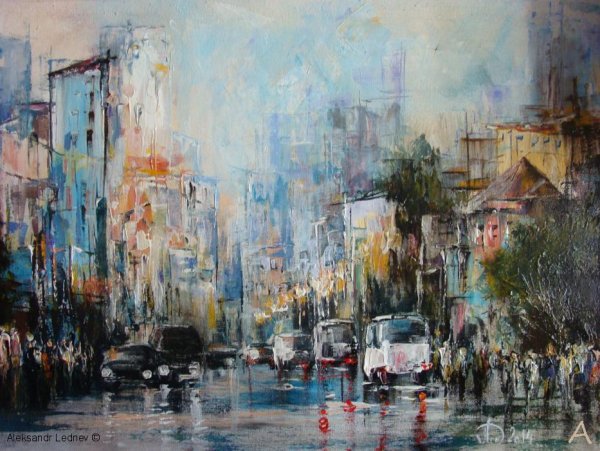 Картины Дмитрия Кустановича Петербург