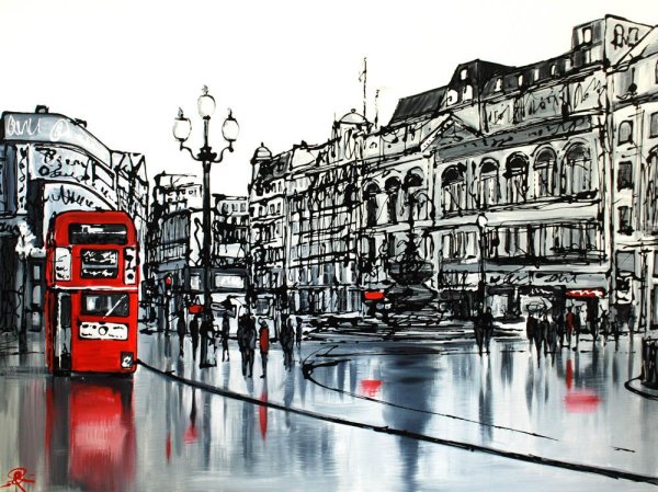 Игорь дубовой художник акварель Лондон