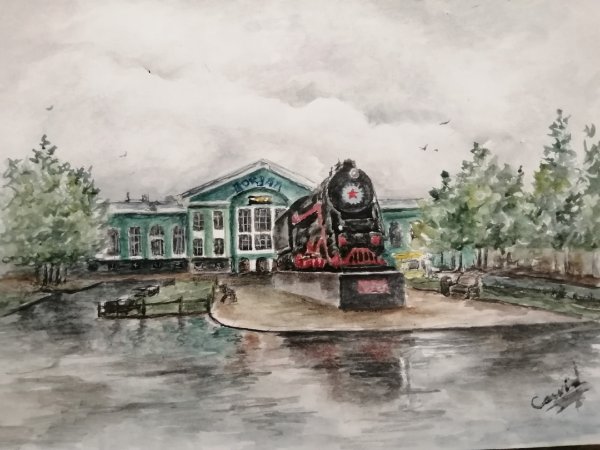 Кемерово рисунок города