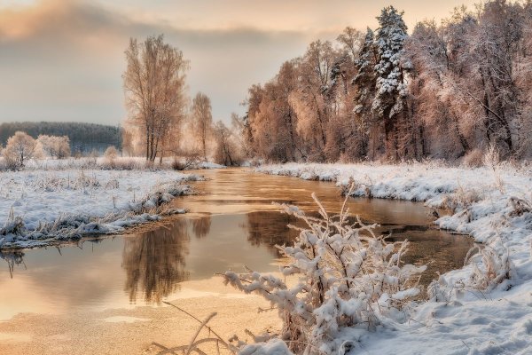 Урозеро Карелия зимой
