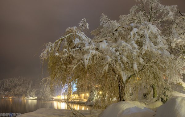 Зима. К вечеру