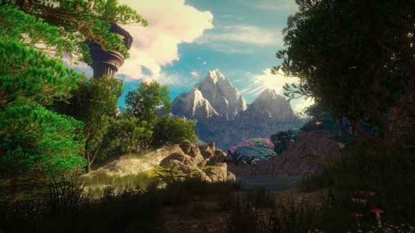 Фантастические пейзажи Ведьмак