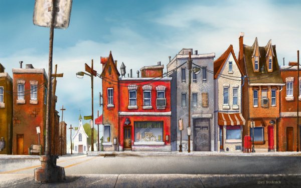 Зарисовки городского пейзажа