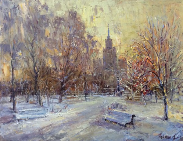 Клод Моне зима