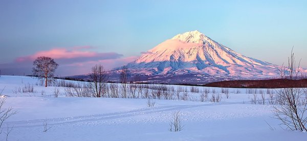 Камчатка заснеженные сопки