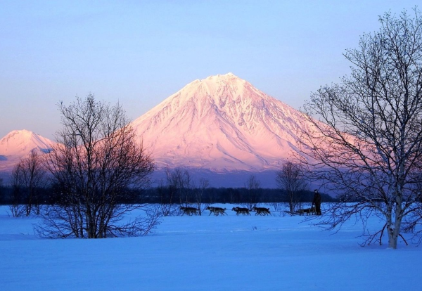 Камчатка Ключевская сопка