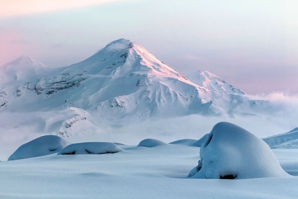 Гора Снежная Камчатка