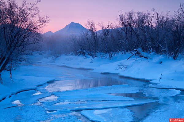 Река Паратунка на Камчатке