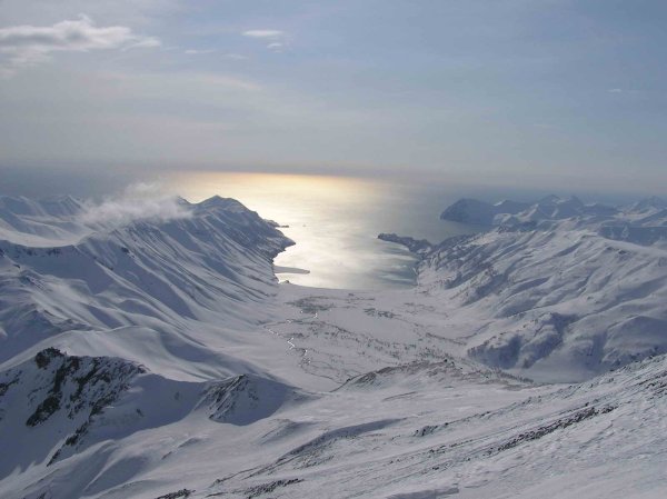 Зимняя бухта Камчатки