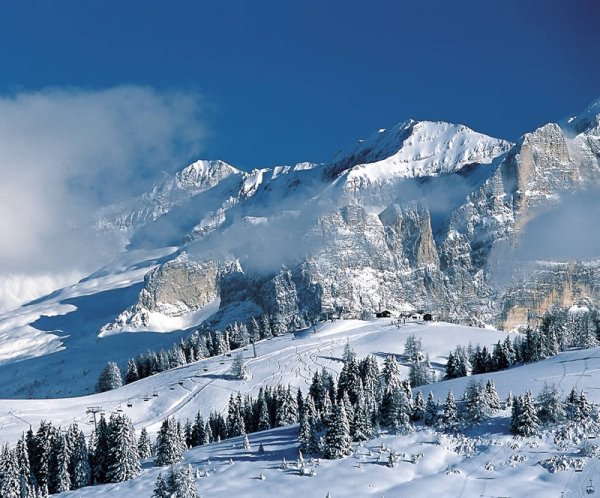 Доломитовые Альпы Италия зима
