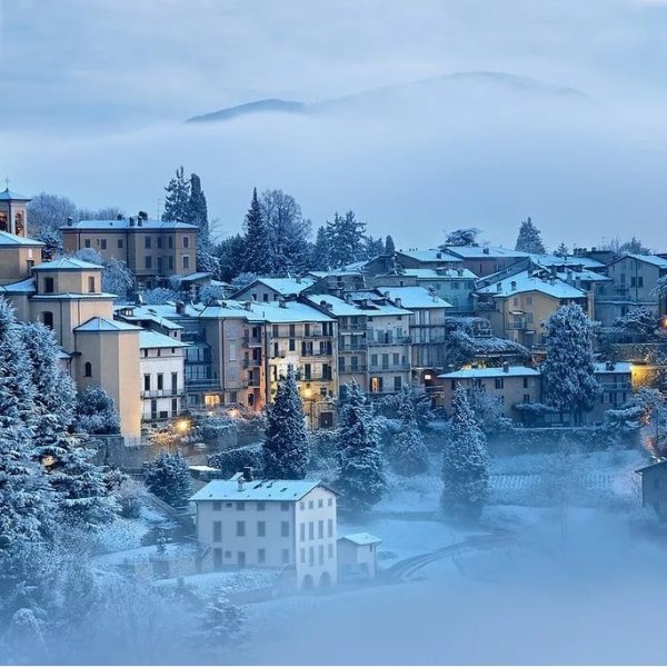 Бергамо Италия зимой