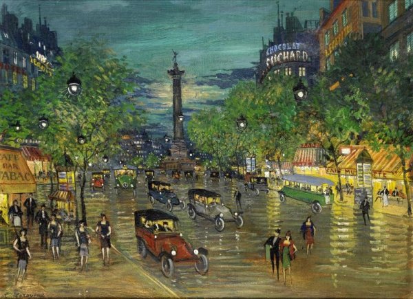 Константин Коровин пейзажи Париж