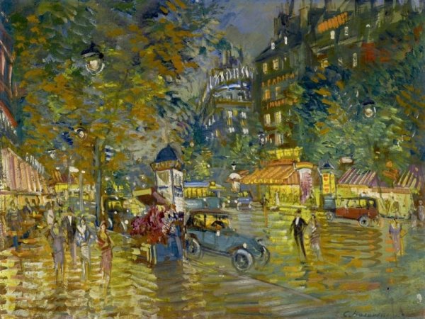 Константин Коровин картины Париж
