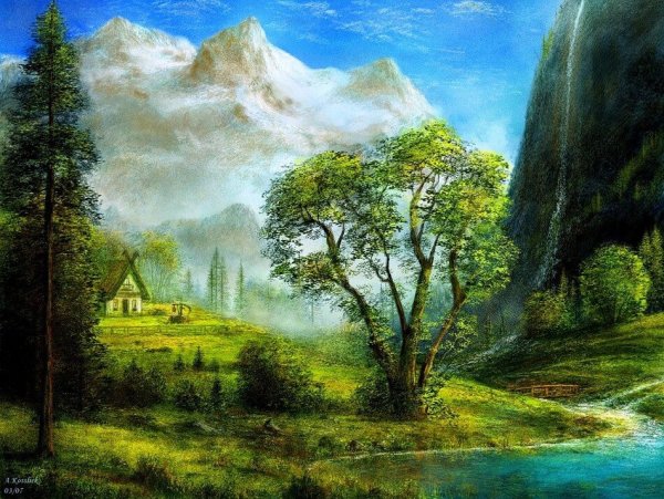 Андре Косслик картины