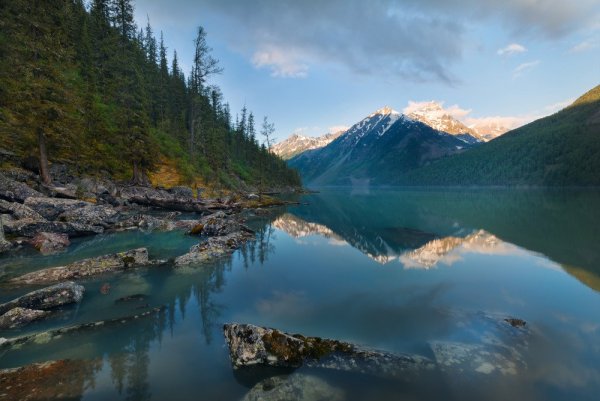 Кучертнские озера горный Алтай
